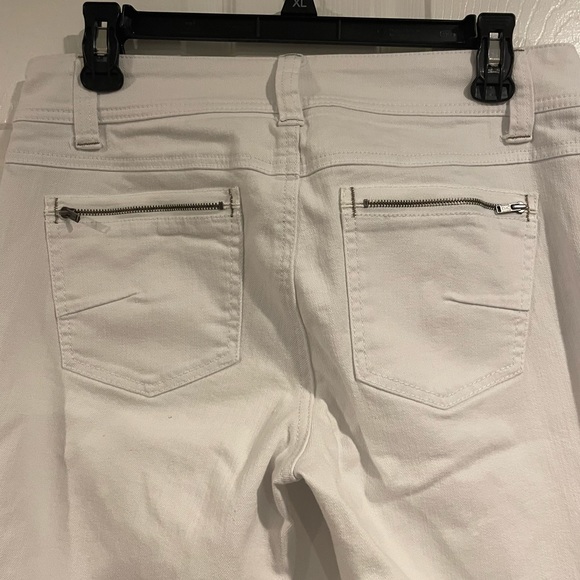CAbi White Denim Flare Jeans - Picture 6 of 8